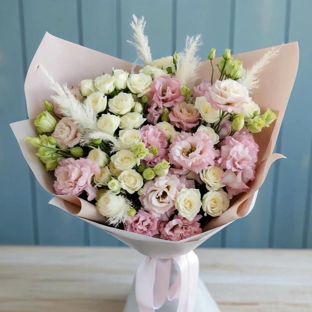 Букет цветов из: Альстромерии и Розы в Стерлитамаке