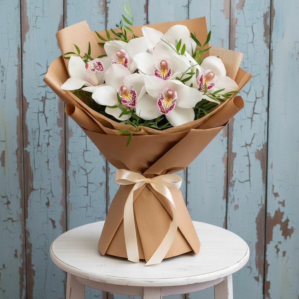 Букет цветов из: Орхидеи и Розы в Стерлитамаке