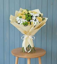 Букет цветов из:  Хризантемы и Розы #REPLACE_PRED# Стерлитамаке