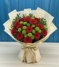 Букет цветов из:  Розы и Хризантемы в Стерлитамаке