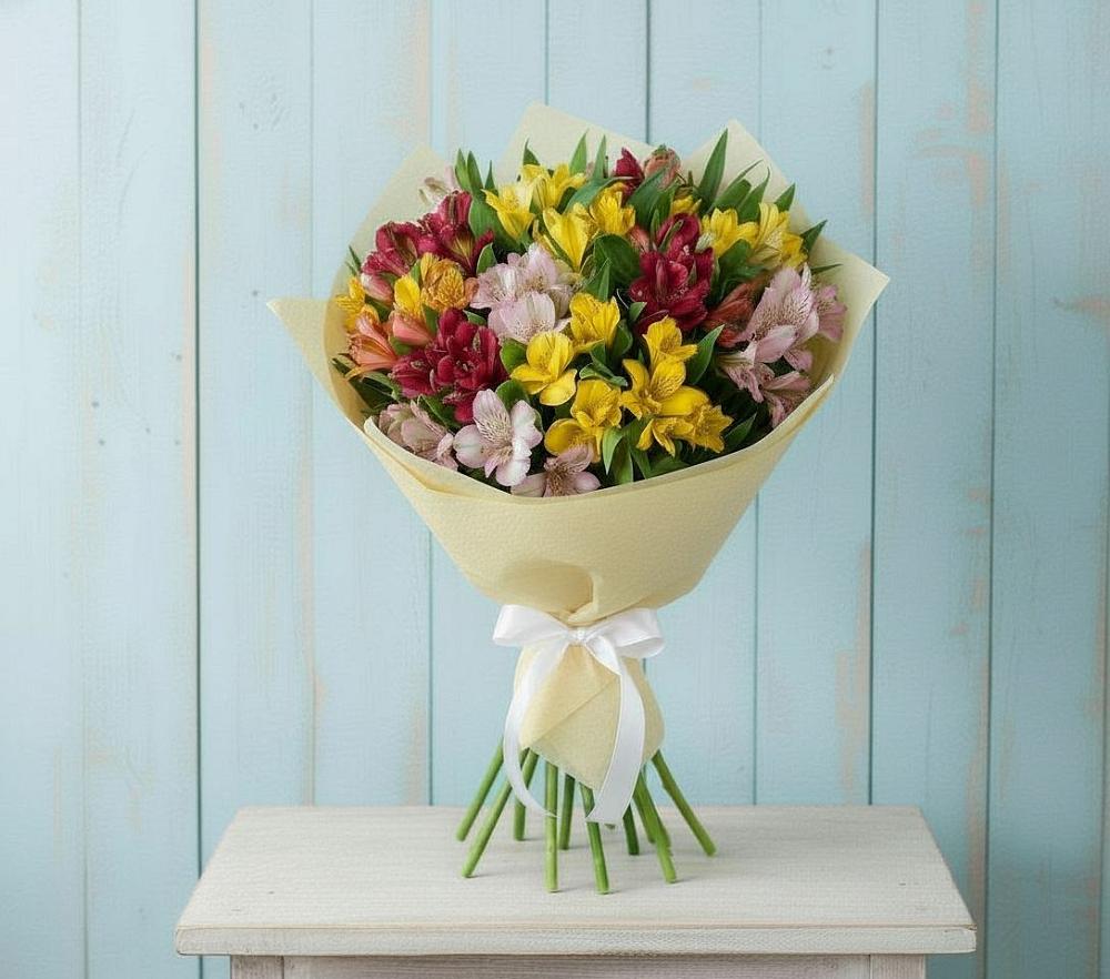 Букет цветов из: Альстромерии в Стерлитамаке