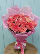 Букет 15 Розовых роз Равель в Стерлитамаке