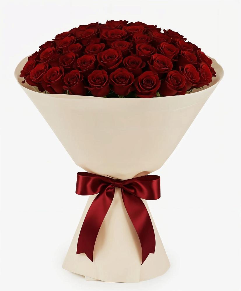 Букет 101 Бордовая роза Блэк Бакарра в Стерлитамаке