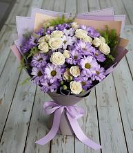 Букет цветов из:  Хризантемы и Розы в Стерлитамаке